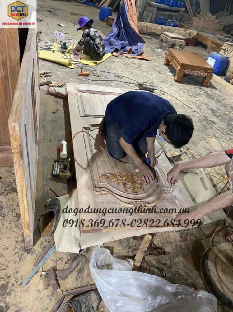Các bước hoàn thiện cửa phòng